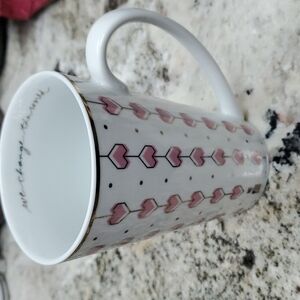 We change the world heart mug Valentines Me to We